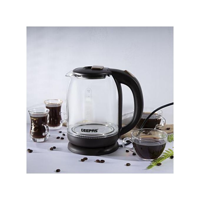 Geepas Electric Kettle With Glass Body