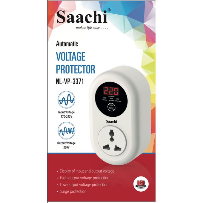 Saachi 15 Amps Voltage/Power Guard (All Electronic Equipment guard)