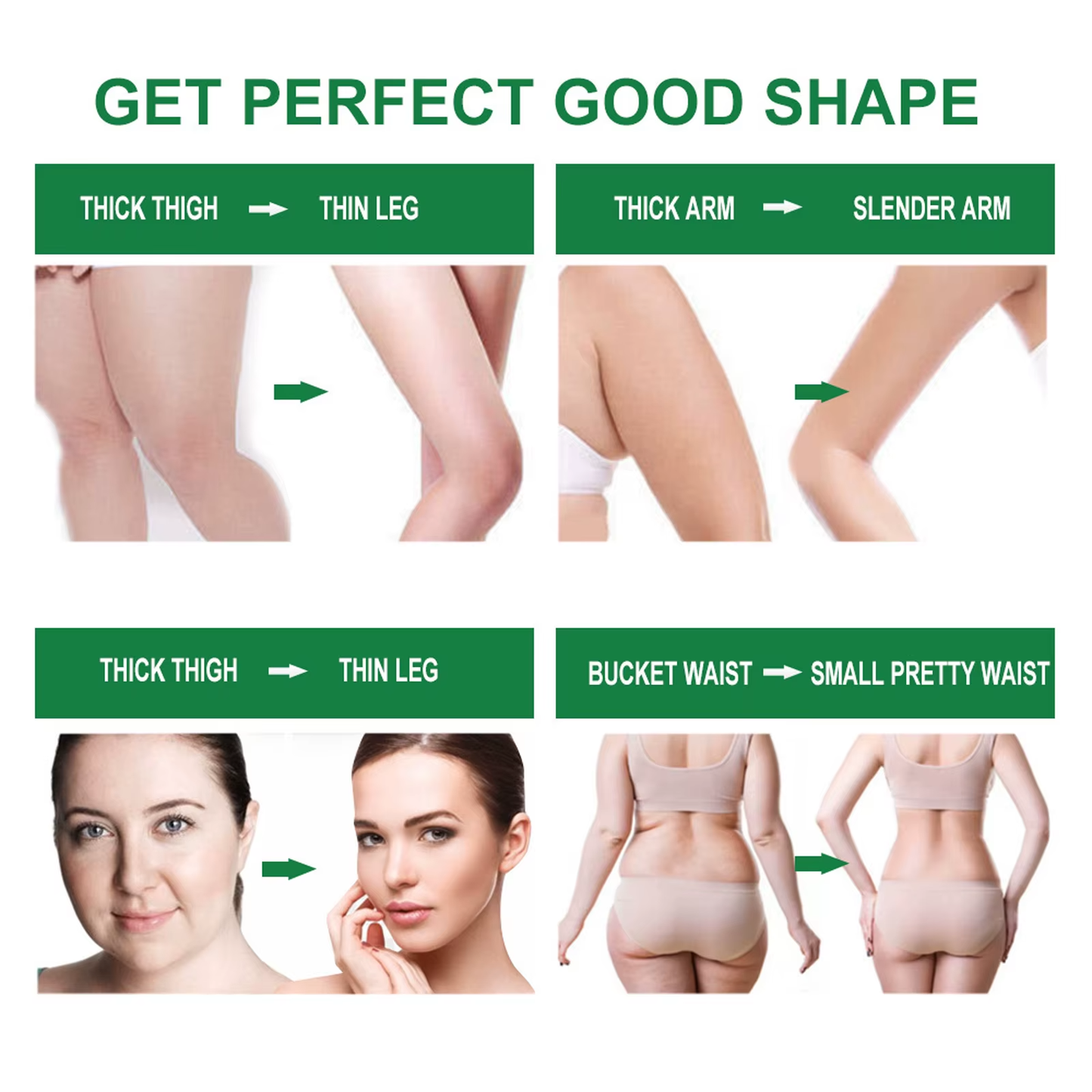 7 DAYS Ginger Slimming Cream Fast Weight Loss Removal Leg Waist Cellulite Fat Burning Massage Cream