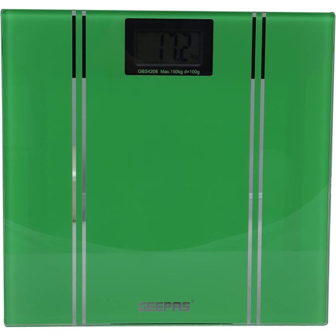 Geepas Digital Personal Scale With High Precision Strain Gauge Sensor System Upto 15OKG