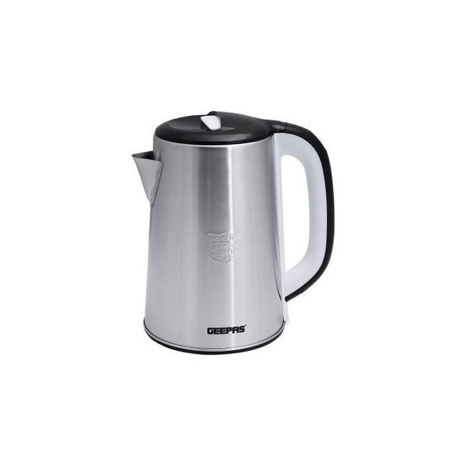 Geepas 2.5Litres Stainless Steel Electric Kettle ,Boil Dry Safety & Auto Heats Up Quickly & Easily Boil Water,Tea & Coffee