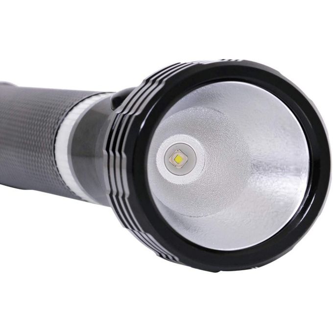 Geepas Aluminum Rechargeable Flashlight Torch