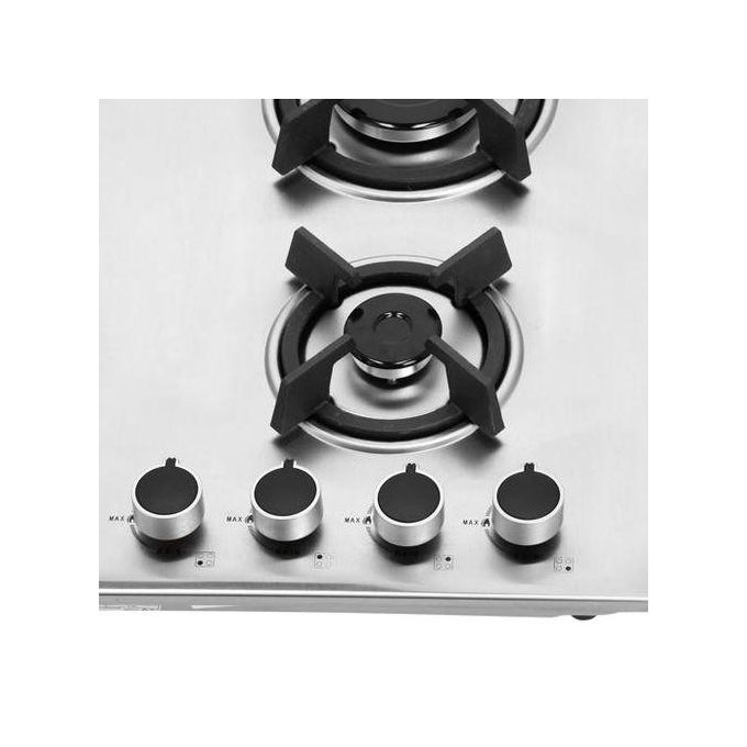 Geepas 2-in-1 Built-in Gas Hob, Stainless Steel