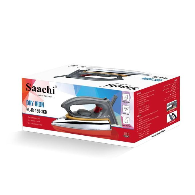 Saachi Steam Iron with Nonstick Plate