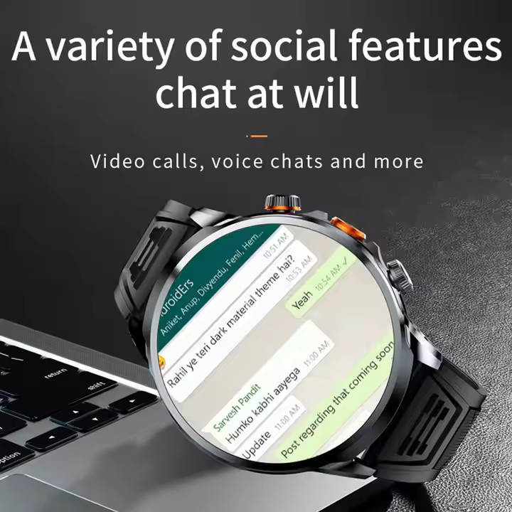 GAOKE H18 Google Smart Watch Mujer Men Ladies Smartwatch Com Android With SIM Card Smart Watch NFC Payment