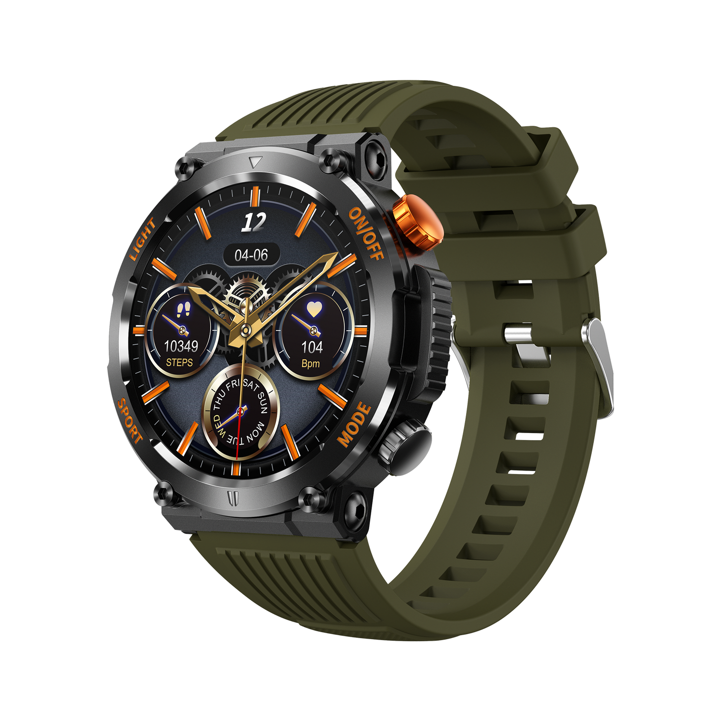 HT17 Smart Watch IP67 Waterproof Fitness Tracker 1.46 Inch Full Touch Screen