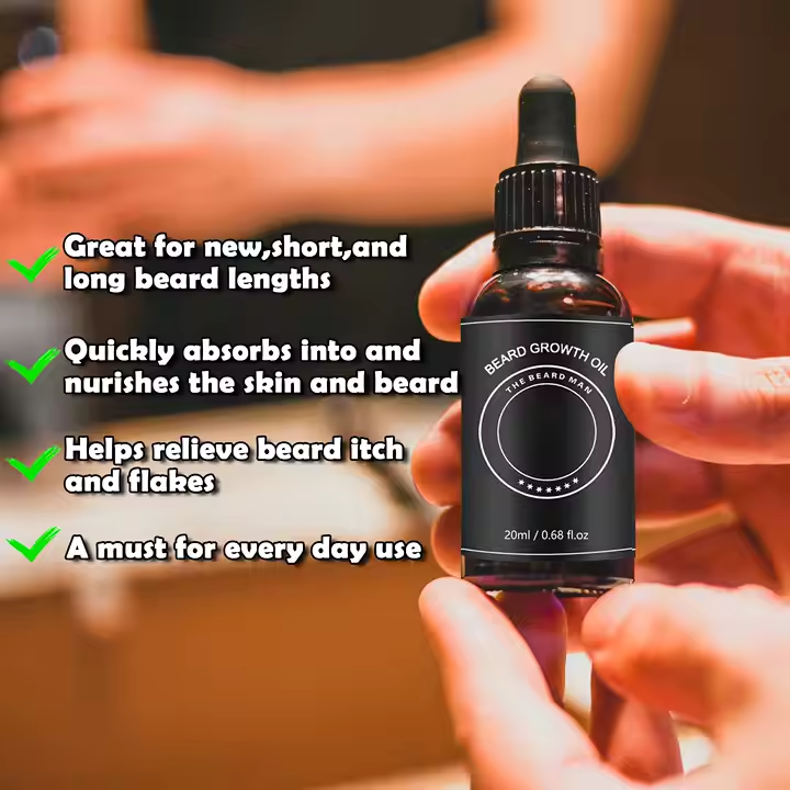 Beard Oil Growth Fast Nourishing Beard 100% Pure Natural Organic Beard Growth Oil for Men