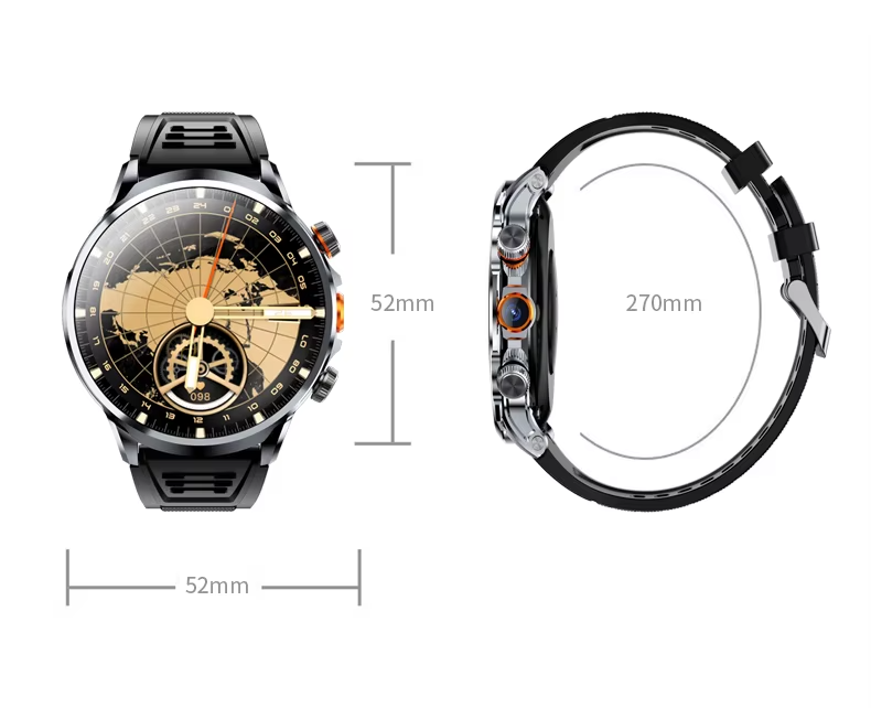 GAOKE H18 Google Smart Watch Mujer Men Ladies Smartwatch Com Android With SIM Card Smart Watch NFC Payment