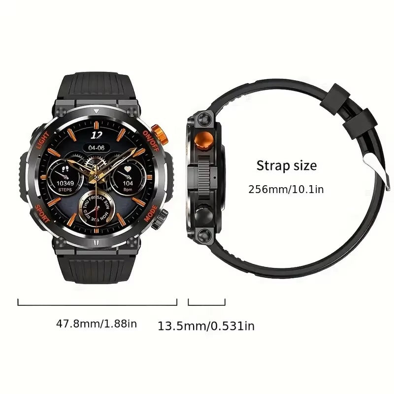 HT17 Smart Watch IP67 Waterproof Fitness Tracker 1.46 Inch Full Touch Screen