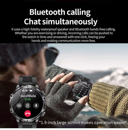 HotSale Ak75 Military Grade Smartwatch + Earpod + Extra Strap.!!