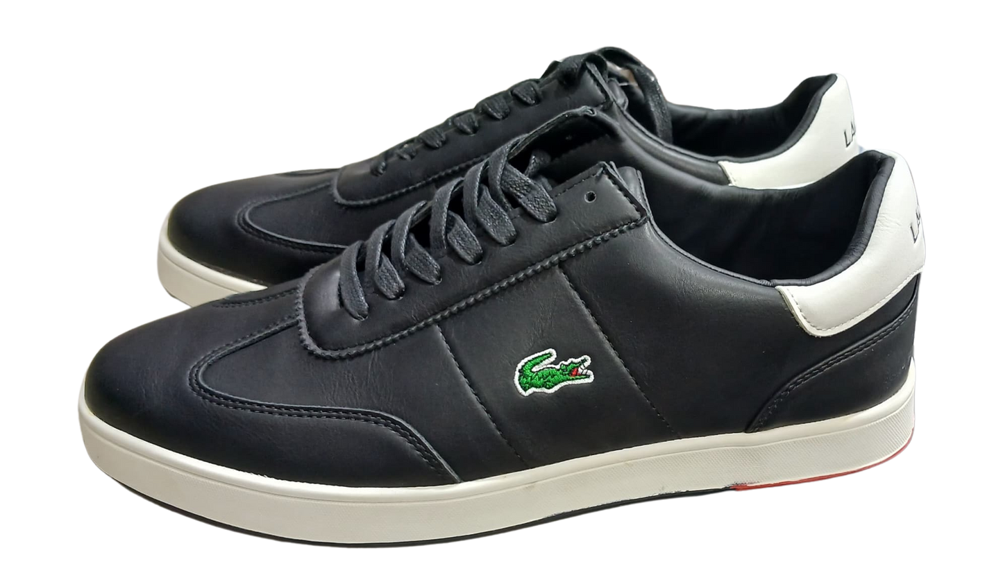 Lacoste Casual Shoes – Black with White Sole