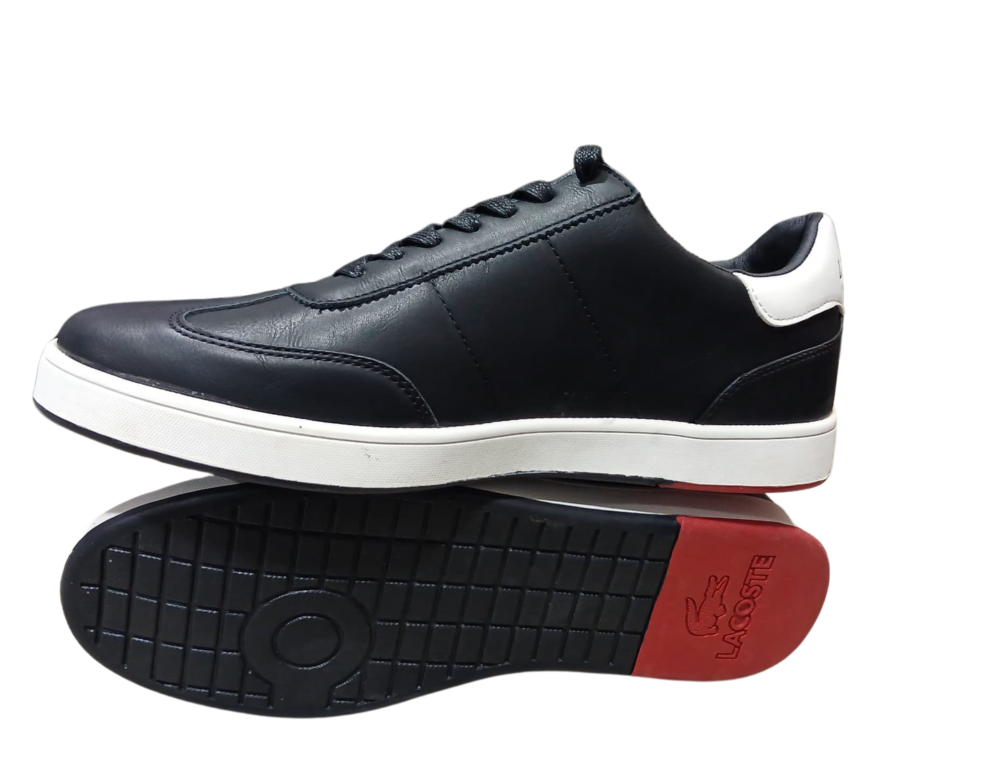 Lacoste Casual Shoes – Black with White Sole