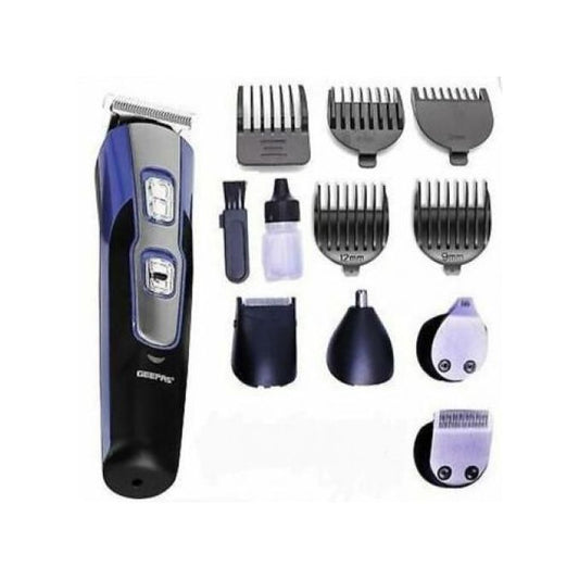 Geepas Rechargable 11 in 1 Cordless Hair Clipper Beard Trimmer Shaver Machine