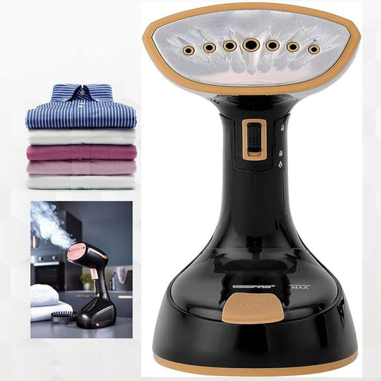 Geepas Handheld Garment Steamer-Ready to Use in 30 Seconds Suitable for All Kinds of Fabric Equipped with Stainless Steel Head and 150 ML