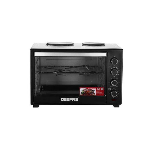 Geepas Electric Oven Toaster with Hot Plate, 60L