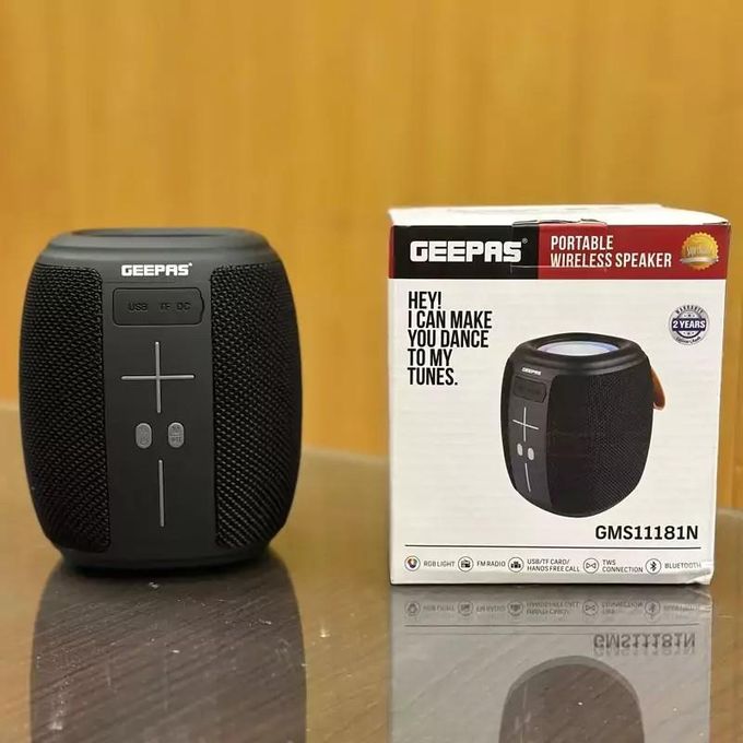 Geepas Rechargeable Bluetooth Speaker GMS11181N