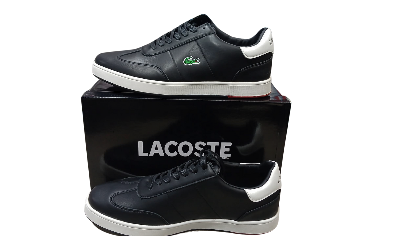 Lacoste Casual Shoes – Black with White Sole