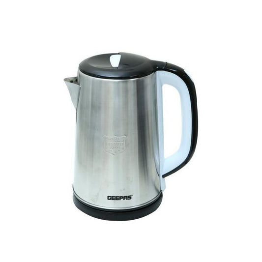 Geepas 2.5Litres Stainless Steel Electric Kettle ,Boil Dry Safety & Auto Heats Up Quickly & Easily Boil Water,Tea & Coffee