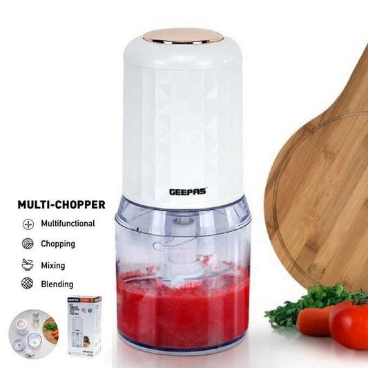Geepas Multi-functional Electric Food Processor Chopper Spiral Meat Grinder Fruit Shredder Slicer