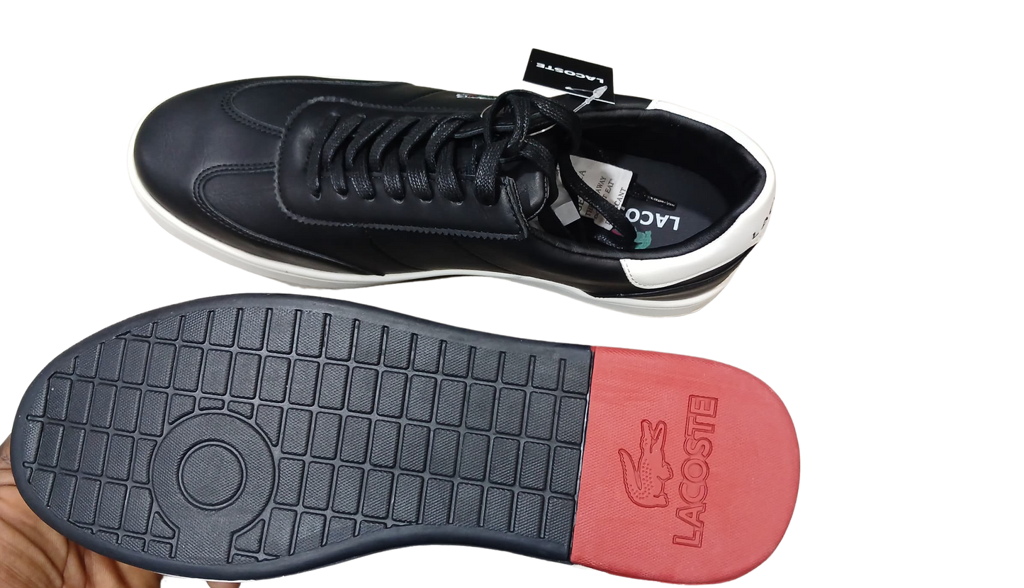 Lacoste Casual Shoes – Black with White Sole