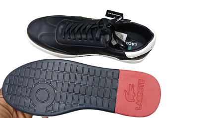 Lacoste Casual Shoes – Black with White Sole