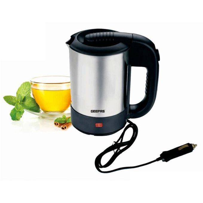 Geepas 12V Stainless steel Car Travel Kettle , 500ML