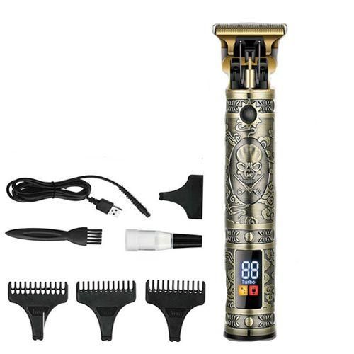 Sokany Professional Rechargeable Hair Clipper Led Display - Gold