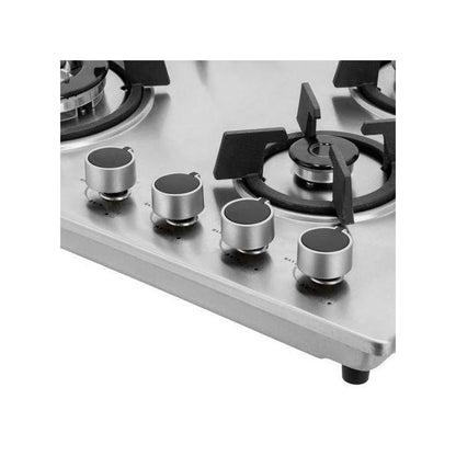Geepas 2-in-1 Built-in Gas Hob, Stainless Steel