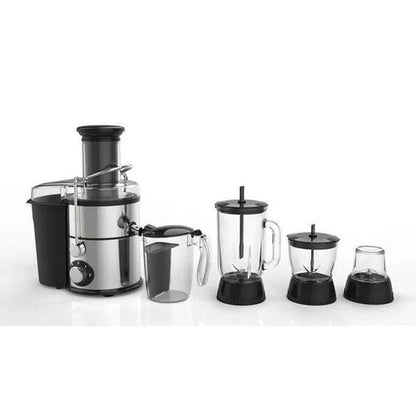 Hoffmans 4 Ln1 Electric Juicer, Blender /Extractor,1.5L- Silver