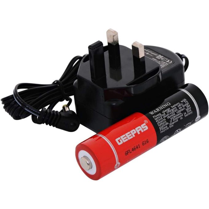 Geepas Aluminum Rechargeable Flashlight Torch