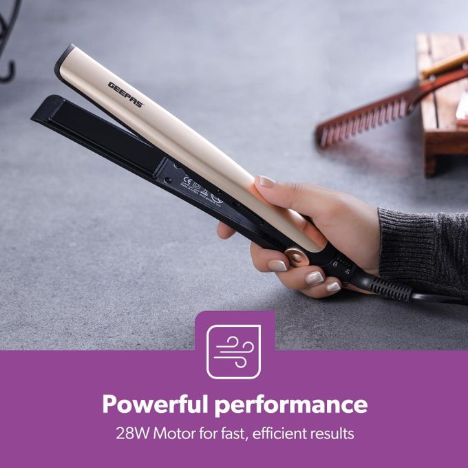 Geepas Powerful Hair Straightener Slim Design
