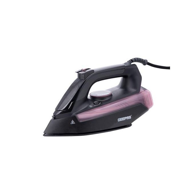 Geepas Powerful Safe Durable Ceramic Steam Iron with Temperature Control & Dry & Steam Function