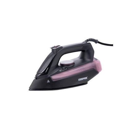 Geepas Powerful Safe Durable Ceramic Steam Iron with Temperature Control & Dry & Steam Function