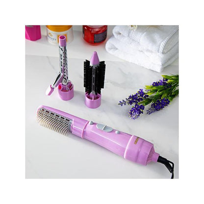 Geepas 4-in-1 Hair Styler - 2 Speed Settings, Overheat Protection, 360 Swivel Cord & Cool Function