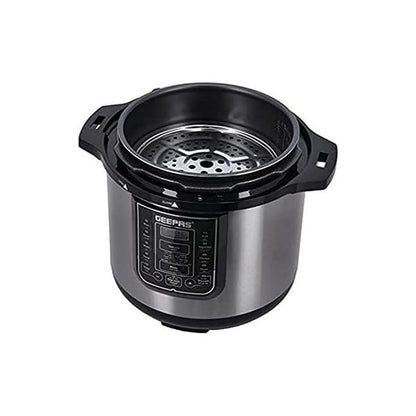 Geepas 12 Liters Electric Pressure Cooker 14-in-1 Multi-Function Cooker Multi-Purpose Steamer, Digital Multicooker