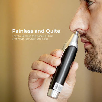 Geepas Nose & Ear Hair Trimmer Professional Small Compact Nasal Nostril Hair Clippers