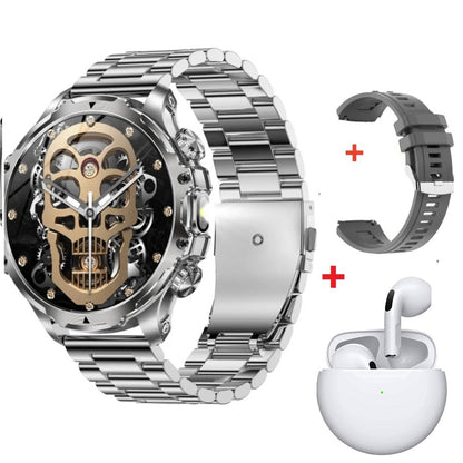 HotSale Ak75 Military Grade Smartwatch + Earpod + Extra Strap.!!