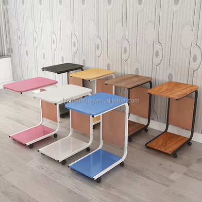 Mobile Tea Table Simple Small square Table Sofa Side Table Living Room Household Storage Rack