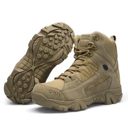 Men's Outdoor Waterproof High Top Desert Hiking Boots
