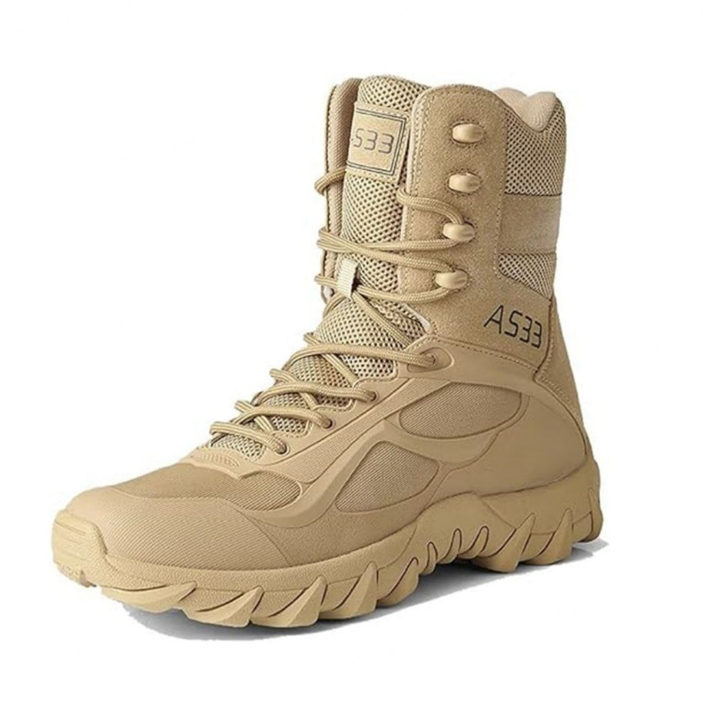 Outdoor Hiking Shoes with Microfiber Leather and Rubber Outsoles