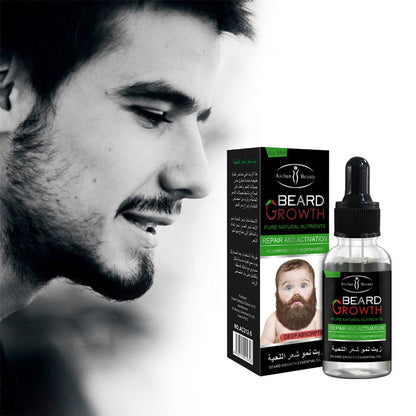 Natural Organic Bread Hair Growth Essential Bottle Beard Oil Men