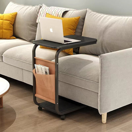 Mobile Tea Table Simple Small square Table Sofa Side Table Living Room Household Storage Rack