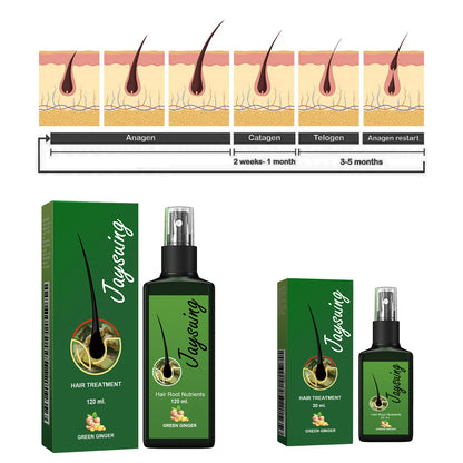 Hot Selling Hair Repair and Treatment Product Nourishing Roots Scalp Massage Hair Growth Spray 30ml 120ml