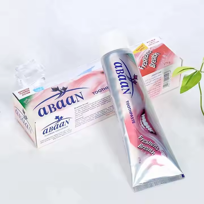 Abaan fluoride Natural Whitening toothpaste with toothbrush 175G