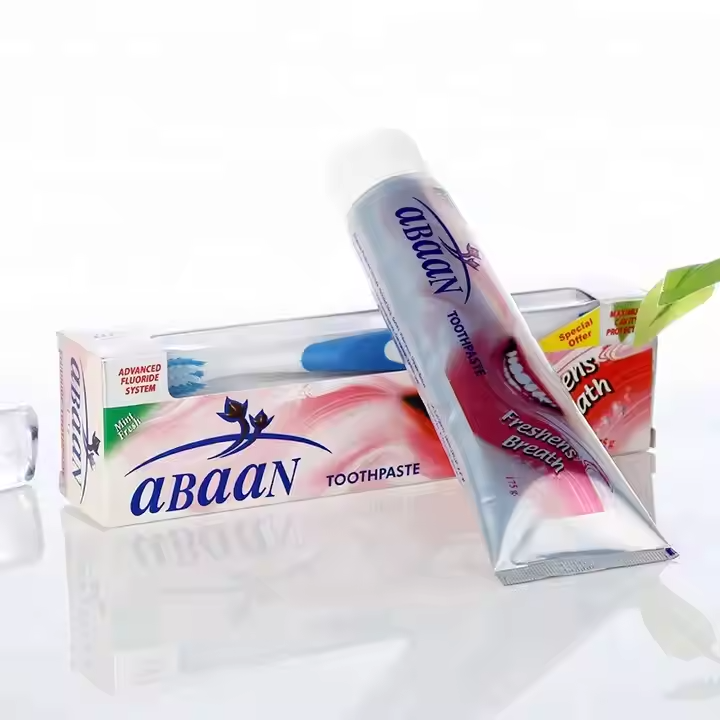 Abaan fluoride Natural Whitening toothpaste with toothbrush 175G