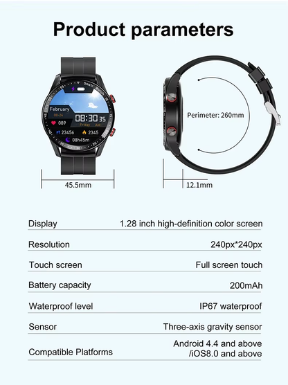 HW20 Smart Watch With 3 Styles Watch Surface Hiwatch Plus APP Original Factory Luxury BT Call Smart Band for Men