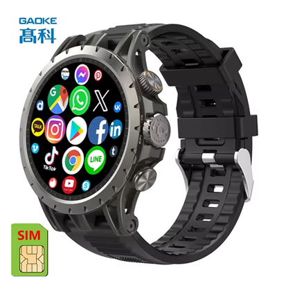 GAOKE H18 Google Smart Watch Mujer Men Ladies Smartwatch Com Android With SIM Card Smart Watch NFC Payment