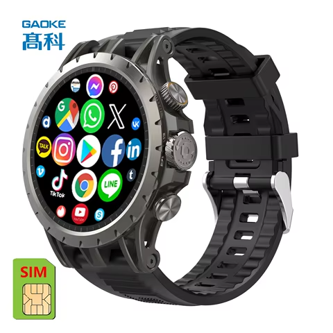 GAOKE H18 Google Smart Watch Mujer Men Ladies Smartwatch Com Android With SIM Card Smart Watch NFC Payment