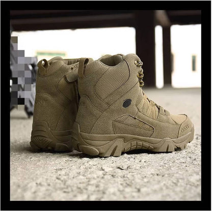 Men's Outdoor Waterproof High Top Desert Hiking Boots