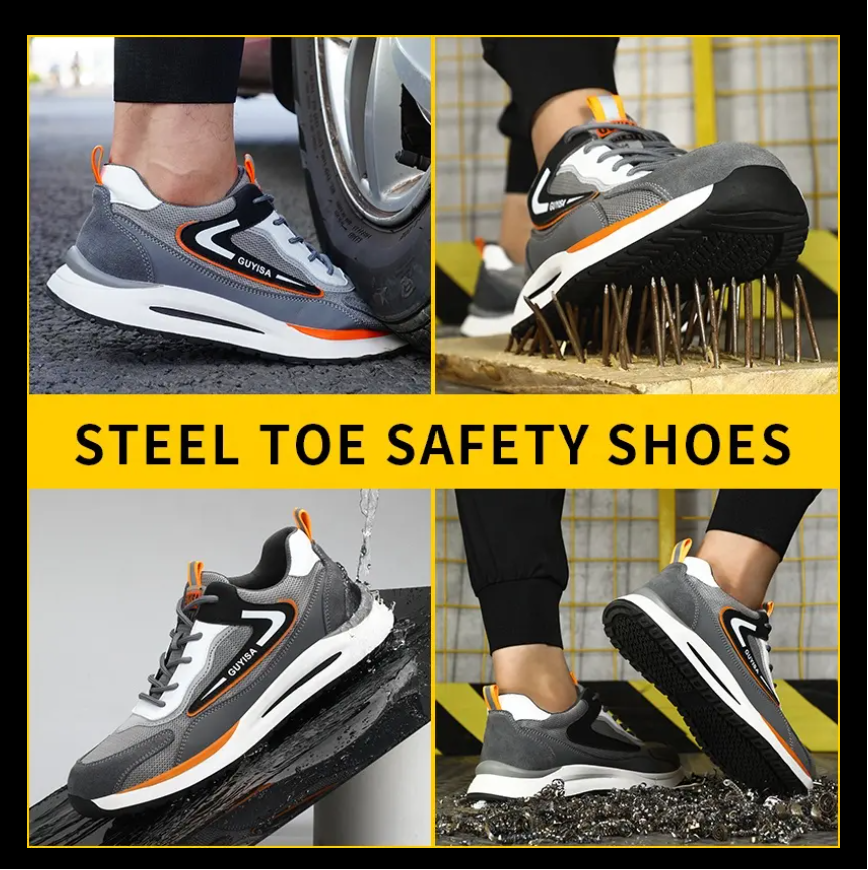 GUYISA New Casual High Quality Safety Shoes Outdoor Work Steel Toe protection Industrial Safety Shoes for Men